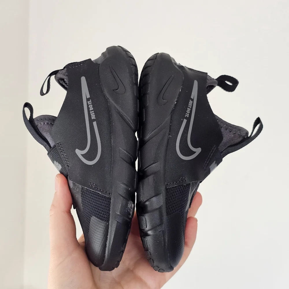 Nike Flex Runner 2 Toddler 10C Black Slip-On Sneakers DJ6039-001 Lightweight - Picture 10 of 13
